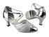 6825B 107 Silver Scale_H_Silver Leather with 2.5" low heel in the photo