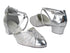 6825B 107 Silver Scale_55 Silver PU_Cuban Heel with 1.5" Medium Heel in the photo