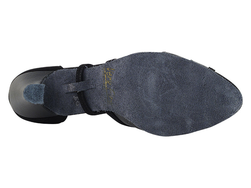6825B Black Leather &amp; Black Nubuck