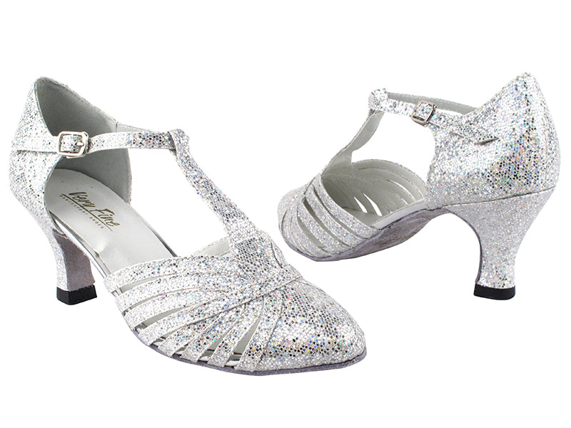 6829 107 Silver Scale with 2.5&quot; Heel in the photo