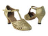 6829 174 Light Gold Stardust with 2.5" low heel in the photo