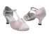 6829 233 Light Pink Satin with 2.5" low heel in the photo