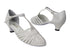 6829 270 White Glitter with 1.3 inch Cuban Heel (Heel Code 387) in the photo