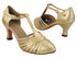 6829 57 Light Gold Leather with 2.5" Heel (2899) in the photo