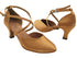 6844 Brown Satin with 2.5" Heel (2899) in the photo