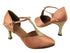 6850 193 Tan Satin_173 Light Gold Scale with 2.75" heel in the photo