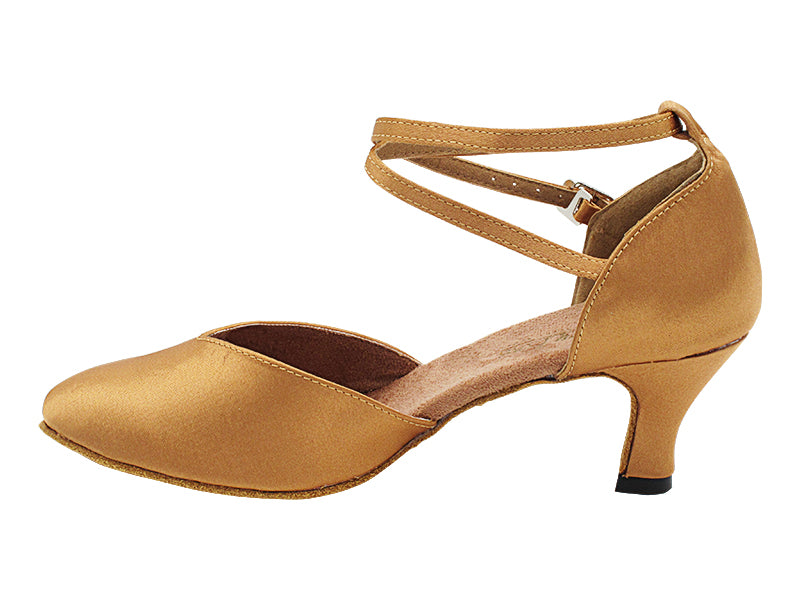 6856 Brown Satin with 2.5&quot; Heel (2899) in the photo