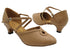 6859 Beige Brown Leather with 1.3" Cuban Heel (387) in the photo