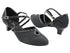 6859 Black Nubuck & Black Patent Trim with 1.3" Cuban Heel (387) in the photo