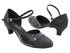 6861 Black Nubuck & Black Patent with 1.3" Cuban Heel (387) in the photo