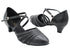 6862 Black Leather & Black Mesh with 1.3" Cuban Heel (387) in the photo