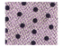 68 Purple Dots Fabric Swatch