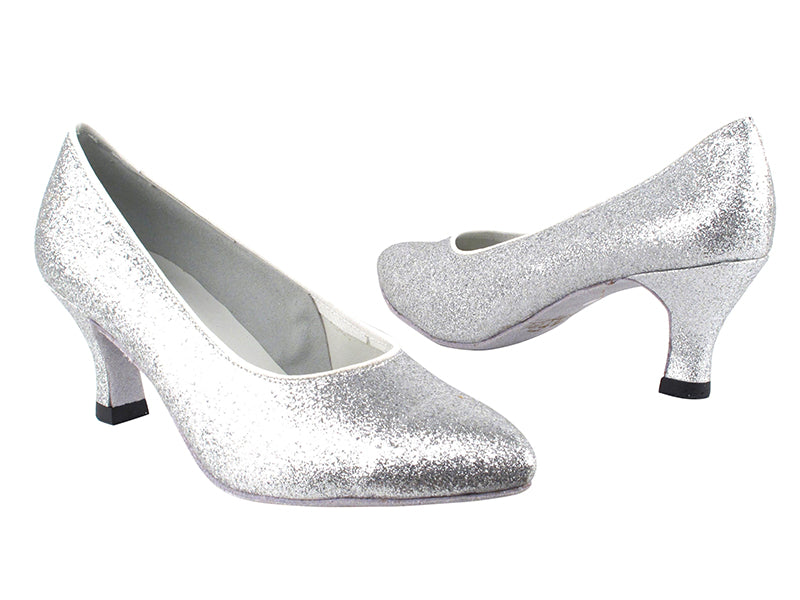 6901 126 Silver Stardust with 2.5&quot; Heel in the photo