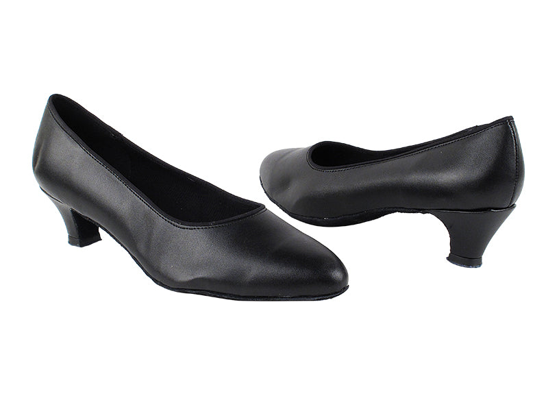 6901_6801 140 Black PU with 1.3&quot; Cuban Heel in the photo