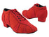 705LEDSS Red Nubuck & Red Knit Mesh 1 with 1.5" Heel (2001) in the photo