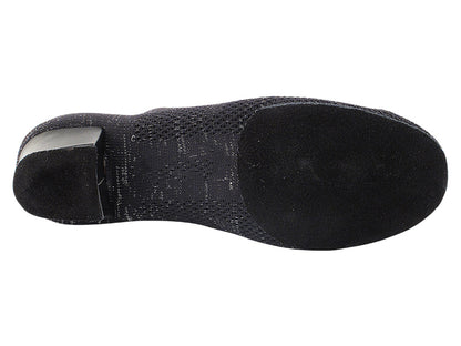 706LEDSS-Split Black Knit Mesh with 1.5" Heel (2001) in the photo