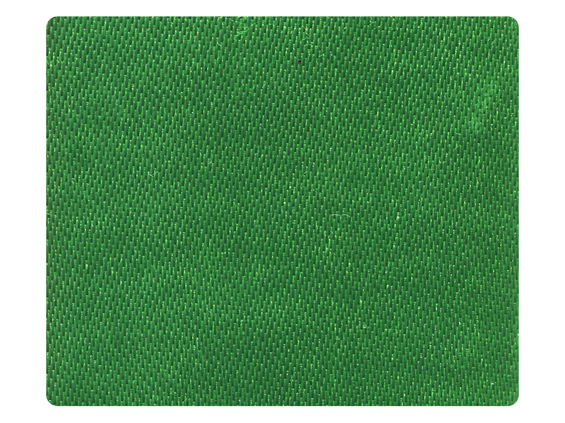 75 Green Satin Fabric Swatch