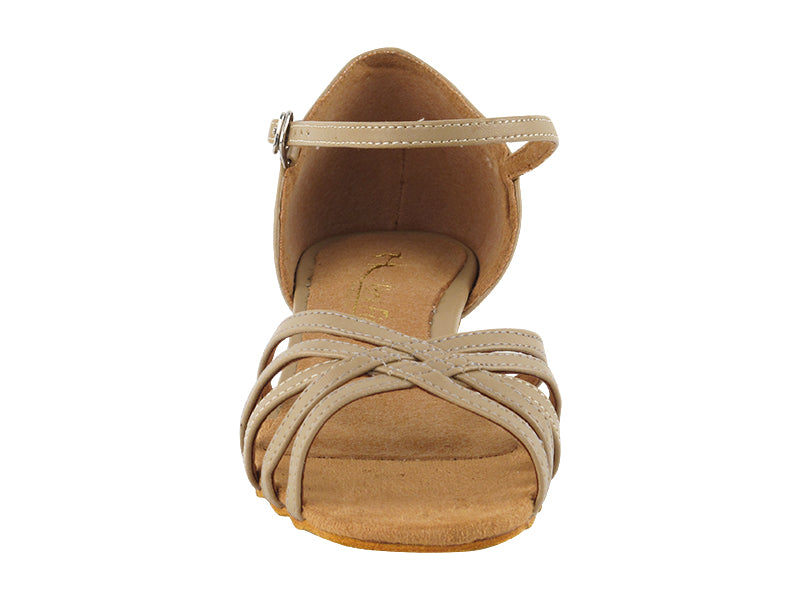 802FT Tan Leather with 1&quot; Flat Heel in the photo