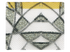 82 Silver Geometric White Mesh Fabric Swatch