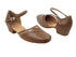 8881 133 Coffee Brown PU with 1" Heel in the photo