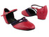 8881 175 Red Snake_155 Purple Illusion Trim with 1" Women Heel in the photo