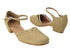 8881 106 Glitter Gold Satin_106 Glitter Gold Satin Trim with 1" Heel in the photo
