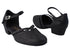 8881 273 Black Glitter_273 Black Glitter Trim with 1" Women Heel in the photo