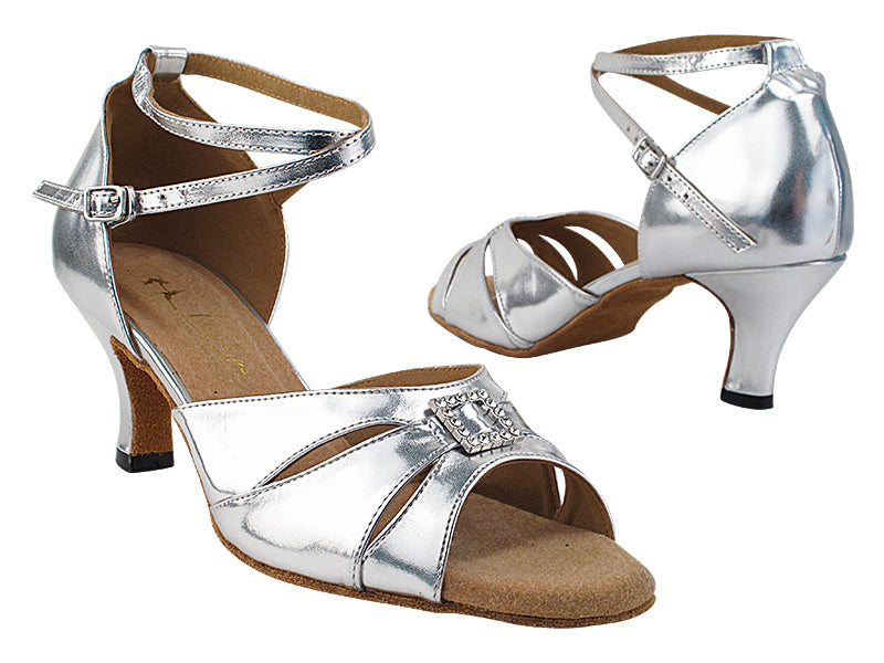 8906LEDSS Silver Leather with 2.5&quot; Heel (2899) in the photo