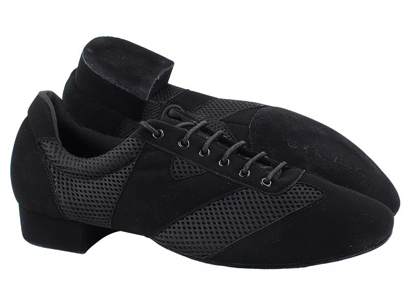 901LEDSS Black Nubuck &amp; Black Knit Mesh with 1" Standard Heel (2002) in the photo