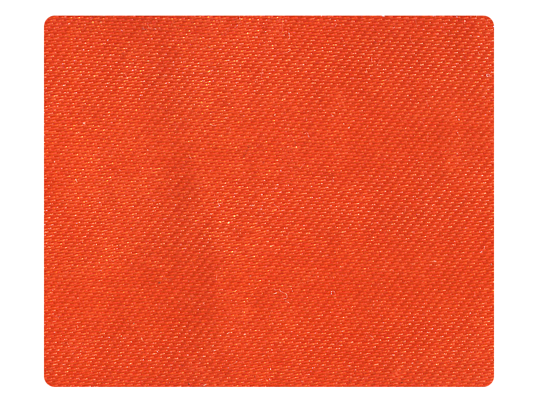 90 Orange Satin Fabric Swatch