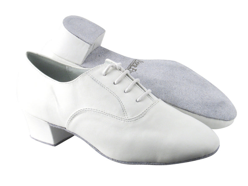 915108 White Leather with 1.5&quot; heel in the photo