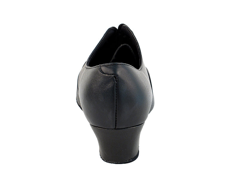 915108W Black Leather in Wide Width