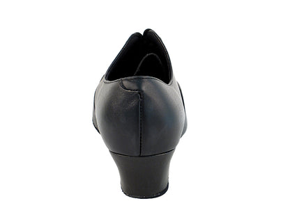 915108W Black Leather in Wide Width