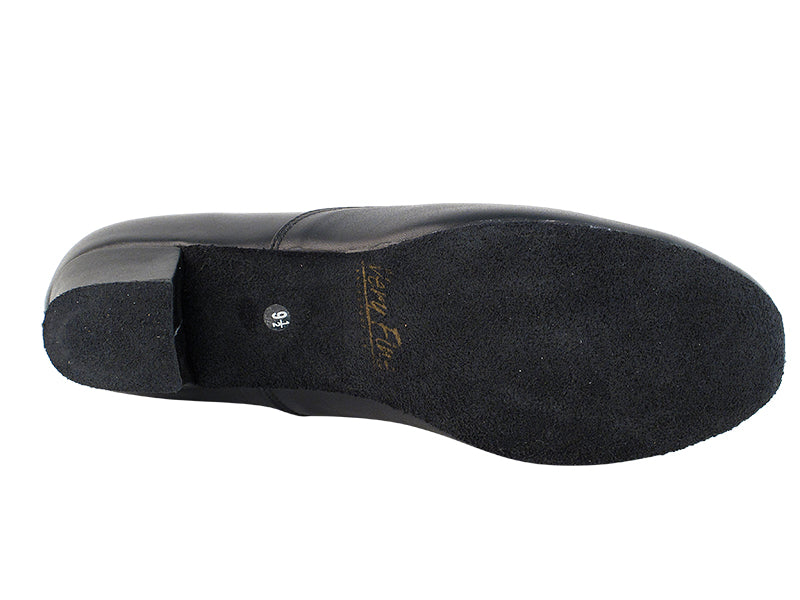 915108W Black Leather in Wide Width