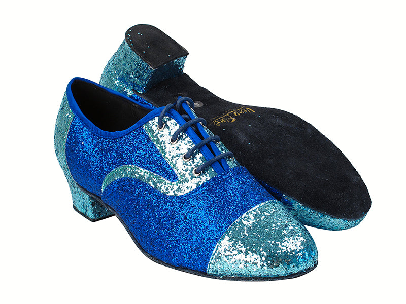 916102 188 Light Blue Sparkle_F_B_234 Blue Stardust_M_Latin Heel with 1.5&quot; Latin Heel in the photo