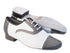 916102 263 Grey Satin_White Leather