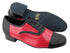 916102 Black Leather F_B_175 Red Snake_M with 1" Standard heel in the photo