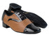 916102 Black Patent_F_B_133 Coffe Brown PU_M with 1" Standard Heel in the photo