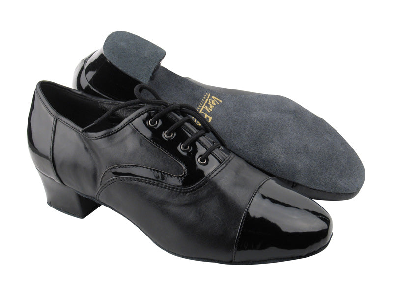 916102 Black Patent &amp; Black Leather (1.5 inch heel) with 1.5&quot; Heel in the photo