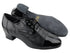 916102 Black Patent & Black Leather 1.5" Latin Heel in the photo