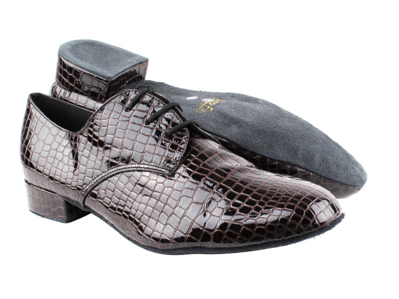 916103 262 Copper Crocodile Patent with 1&quot; Heel in the photo