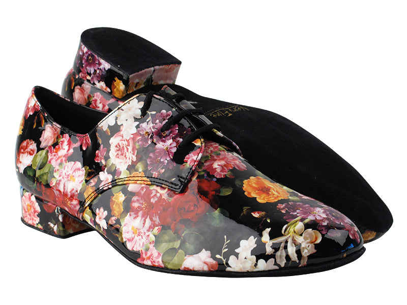 916103 288 Flower PU with 1&quot; heel in the photo