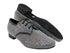 916103Bling Black Glitter Satin & Crystal AB with Men 1" Standard Heel (2002) in the photo