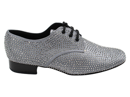 916103Bling Grey Satin with Men 1" Standard Heel (2002) in the photo