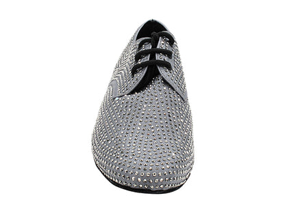 916103Bling Grey Satin with Men 1" Standard Heel (2002) in the photo