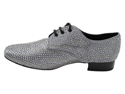 916103Bling Grey Satin with Men 1" Standard Heel (2002) in the photo