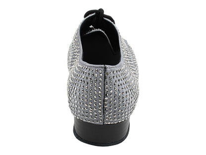 916103Bling Grey Satin with Men 1" Standard Heel (2002) in the photo