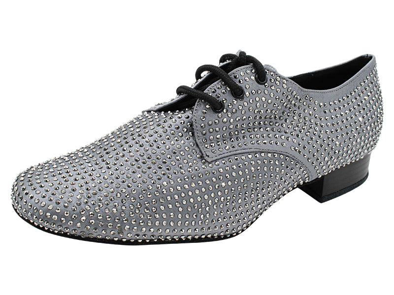 916103Bling Grey Satin with Men 1" Standard Heel (2002) in the photo