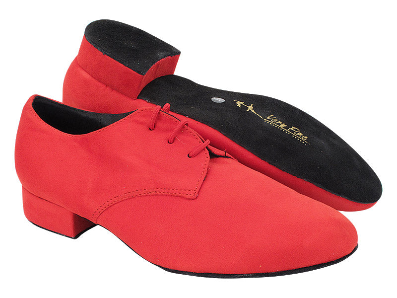 916103 Red Satin with Men 1&quot; Standard Heel (2002) in the photo