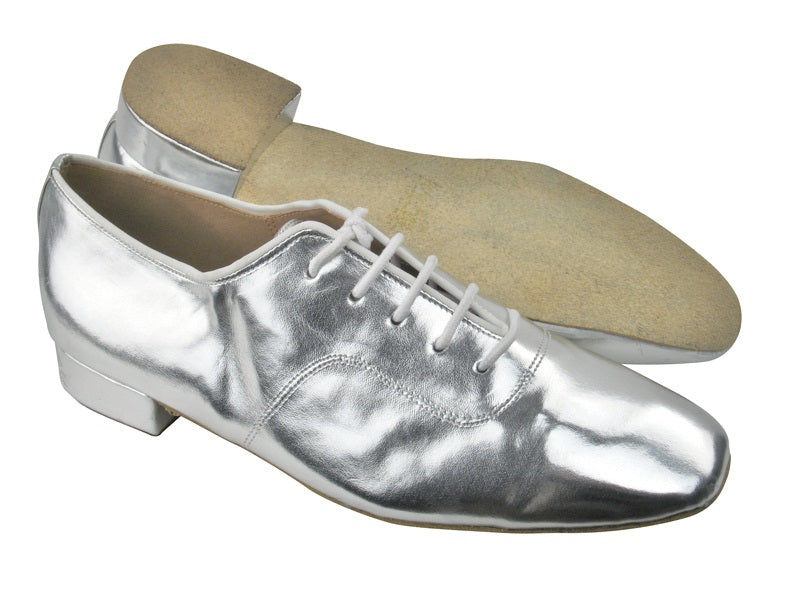 917101 Silver Leather with 1&quot; Standard heel in the photo